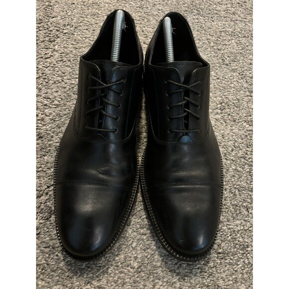 Cole Haan Men\'s Size 9M Black Leather Lace Up Oxfords Dress Shoes C12202 main image 7